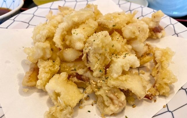 ハサミでできるコウイカイカの簡単な捌き方　天ぷらが美味しい
